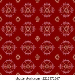 Endless repeating pattern of round elements.