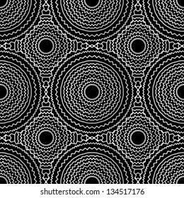 Endless seamless black abstract background texture