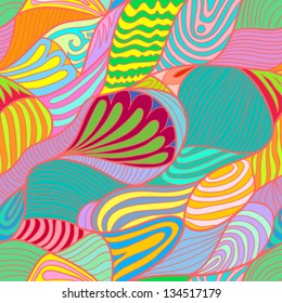 Endless seamless colorful abstract background texture