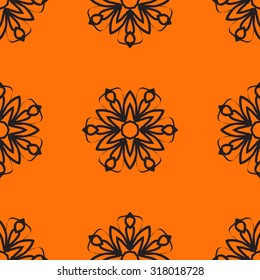 Endless Seamless elegant Ornamental stylized flower pattern for your design wallpapers.