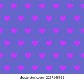 Patrón inacabable de corazones azul Pink vectores corazones rosa brillante. fondo de escritorio. para envolver papel Fondo. Ilustración vectorial Patrón de diseño de tela textil con corazones Corazón púrpura