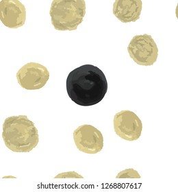 Endless Seamless pattern in Polka-Dot. Vector.