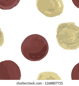 Endless Seamless pattern in Polka-Dot. Vector.