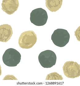 Endless Seamless pattern in Polka-Dot. Vector.