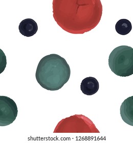 Endless Seamless pattern in Polka-Dot. Vector.