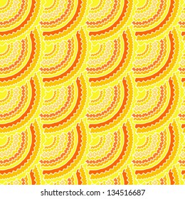 Endless seamless yellow orange abstract background texture