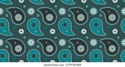 Estilo interminable del western textil. India muestra Plantilla de ropa. Decorativo oriental como decoración elegante. Gráfico indio sobre la repetición de álbum de recortes.