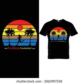 Endless summer  custom t-shirt design