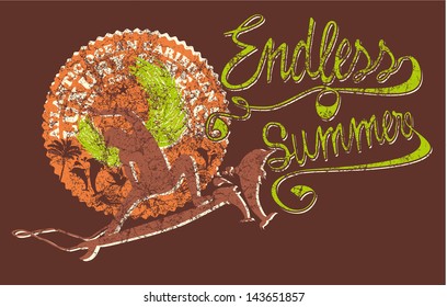 endless summer soul vector art