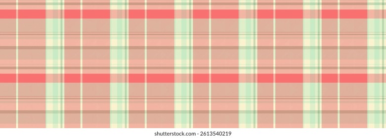 Endless tartan pattern plaid, dye vector seamless textile. Deep texture background fabric check in light and red colors palette.