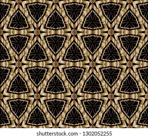 The endless texture. Abstract geometric illustration. Pattern for website, corporate style, party invitation, seamless pattern with golden, , silver elements. golden,  pattern. Vector illustration 