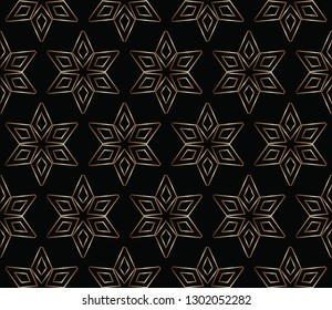 The endless texture. Abstract geometric illustration. Pattern for website, corporate style, party invitation, seamless pattern with golden, , silver elements. golden,  pattern. Vector illustration 