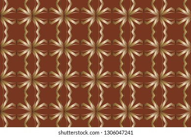 The endless texture. Abstract geometric illustration. Pattern for website, corporate style, party invitation, seamless pattern with golden, , silver elements. golden,  pattern. Vector 