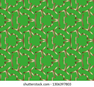 The endless texture. Abstract geometric illustration. Pattern for website, corporate style, party invitation, seamless pattern with golden, , silver elements. golden, silver pattern. Vector illustrati