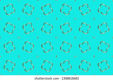 The endless texture. Abstract geometric illustration. Pattern for website, corporate style, party invitation, seamless pattern with golden, , silver elements. golden, silver pattern. Vector .