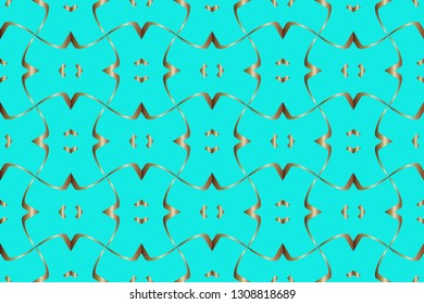 The endless texture. Abstract geometric illustration. Pattern for website, corporate style, party invitation, seamless pattern with golden, , silver elements. golden, silver pattern. Vector .