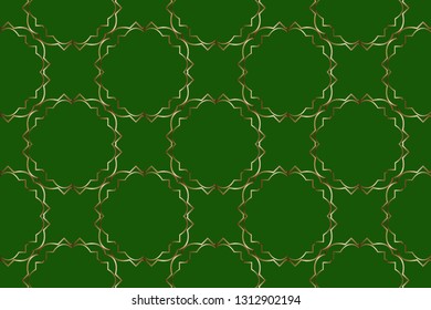 The endless texture. Abstract geometric illustration. Pattern for website, corporate style, party invitation, seamless pattern with golden, elements. golden pattern. Vector illustration     