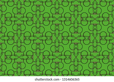 The endless texture. Abstract geometric illustration. Pattern for website, corporate style, party invitation, seamless pattern with golden, , silver elements. golden pattern. Vector illustration     