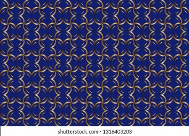 The endless texture. Abstract geometric illustration. Pattern for website, corporate style, party invitation, seamless pattern with golden, , silver elements. golden pattern. Vector illustration     