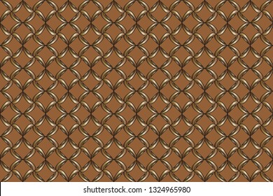The endless texture. Abstract geometric illustration. Pattern for website, corporate style, party invitation, seamless pattern with golden, elements. golden pattern. Vector illustration     