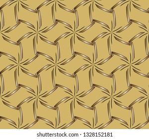 The endless texture. Abstract geometric illustration. Pattern for website, corporate style, party invitation, seamless pattern with golden, elements. golden pattern. Vector illustration     