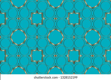 The endless texture. Abstract geometric illustration. Pattern for website, corporate style, party invitation, seamless pattern with golden, elements. golden pattern. Vector illustration     