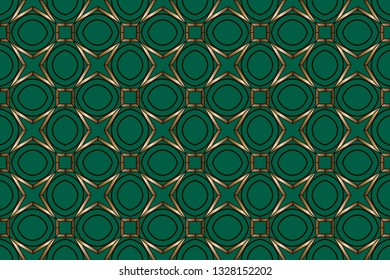 The endless texture. Abstract geometric illustration. Pattern for website, corporate style, party invitation, seamless pattern with golden, elements. golden pattern. Vector illustration     