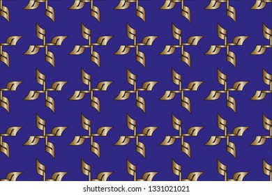 The endless texture. Abstract geometric illustration. Pattern for website, corporate style, party invitation, seamless pattern with golden, elements. golden pattern. Vector illustration     