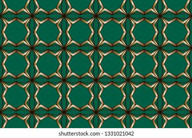 The endless texture. Abstract geometric illustration. Pattern for website, corporate style, party invitation, seamless pattern with golden, elements. golden pattern. Vector illustration     