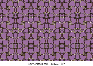The endless texture. Abstract geometric illustration. Pattern for website, corporate style, party invitation, seamless pattern with golden, elements. golden pattern. Vector illustration     