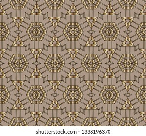 The endless texture. Abstract geometric illustration .Decorative seamless pattern. Endless pattern for Wallpaper, textile. Luxury vector