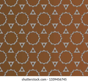 The endless texture. Abstract geometric illustration. Pattern for website, corporate style, party invitation, wallpaper. Vector seamless pattern,        