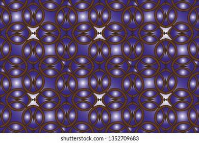 The endless texture. Abstract geometric illustration. Pattern for website, corporate style, party invitation, wallpaper. Blue color, blue lines,  Vector seamless pattern, 