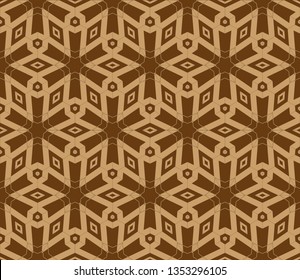 The endless texture. Abstract geometric illustration. Pattern for website, corporate style, party invitation, wallpaper. brown pattern, brown image,   Vector seamless pattern,                         