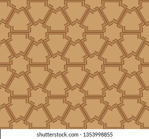 The endless texture. Abstract geometric illustration. Pattern for website, corporate style, party invitation, wallpaper. brown pattern, brown image,   Vector seamless pattern,                         