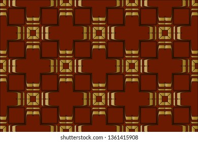 The endless texture. Abstract geometric illustration. Pattern for website, corporate style, party invitation, wallpaper. Vector seamless pattern,   brown color, brown pattern,     