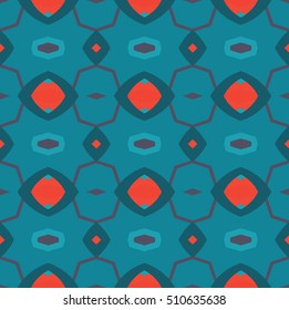 Endless texture. Vector ornaments. Abstract geometric illustration pattern for website, corporate style, party invitation, wallpaper.