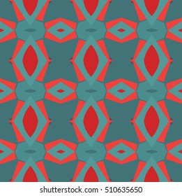 Endless texture. Vector ornaments. Abstract geometric illustration pattern for website, corporate style, party invitation, wallpaper.