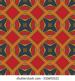 Endless texture. Vector ornaments. Abstract geometric illustration pattern for website, corporate style, party invitation, wallpaper.
