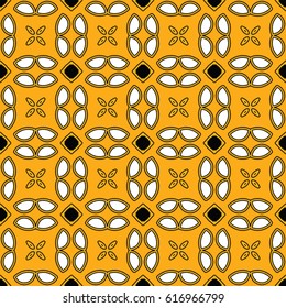 Endless texture. Vector ornaments. Abstract geometric illustration pattern for menu, booklet, corporate style, interior design, wallpaper.