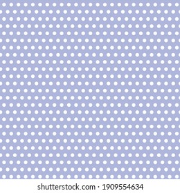 Endless texture with white polka dot on the lilac background. Vector illustration