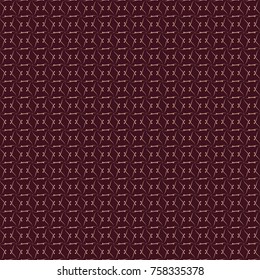 Endless texture for wrapping, textiles, paper in red, brown and yellow colors. Vector floral seamless pattern. Soft design.