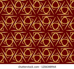 The endless texture.Vector ornaments. Abstract geometric illustration. Pattern for website, corporate style, party invitation, wallpaper.