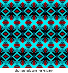 The endless texture.Vector ornaments. Abstract  geometric illustration. Pattern for UI-design, corporate style,  party invitation, greeting cards.