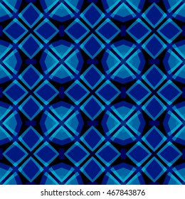 The endless texture.Vector ornaments. Abstract  geometric illustration. Pattern for UI-design, corporate style,  party invitation, greeting cards.