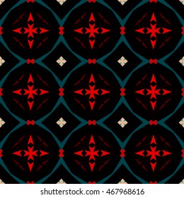 The endless texture.Vector ornaments. Abstract  geometric illustration. Pattern for UI-design, corporate style,  party invitation, greeting cards.