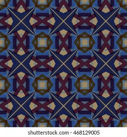 The endless texture.Vector ornaments. Abstract  geometric illustration. Pattern for UI-design, corporate style,  party invitation, greeting cards.