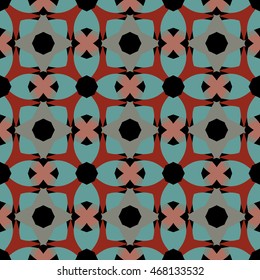 The endless texture.Vector ornaments. Abstract  geometric illustration. Pattern for UI-design, corporate style,  party invitation, greeting cards.