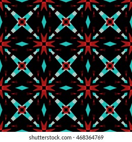 The endless texture.Vector ornaments. Abstract  geometric illustration. Pattern for UI-design, corporate style,  party invitation, greeting cards.