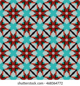 The endless texture.Vector ornaments. Abstract  geometric illustration. Pattern for UI-design, corporate style,  party invitation, greeting cards.